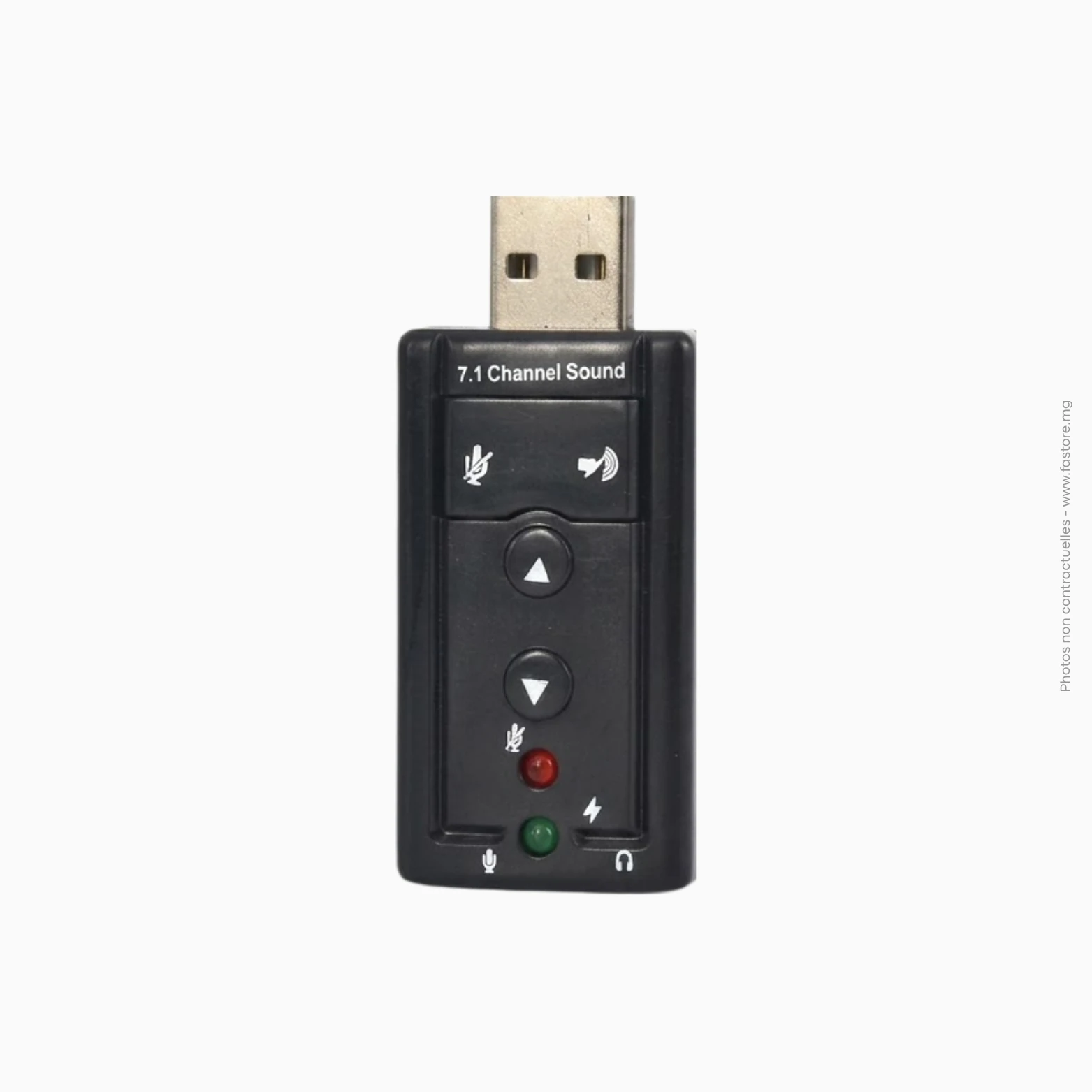 Carte son en USB 7.1 Channel 3D Sound _ Générique Carte son en USB 7.1 Channel 3D Sound | Générique – Image 1