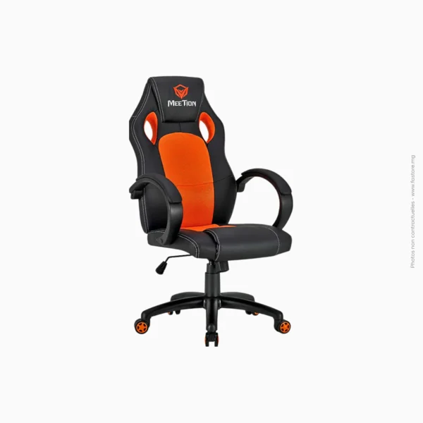 Chaise gaming avec roulettes et accoudoirs | Meetion MT-CHR05