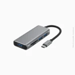 Hub Type-C 5-en-1 slim (3 USB + SD/Micro SD) | Modèle YC-909C