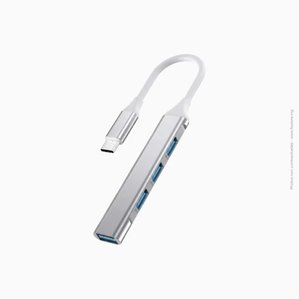 Hub Type-C à USB 4 ports extra slim | Modèle C-809