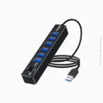 Hub USB 2.0 8-en-1 avec lecteur cartes SD/Micro SD | Générique