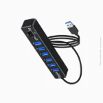 Hub USB 2.0 8-en-1 avec lecteur cartes SD/Micro SD | Générique – Image 2