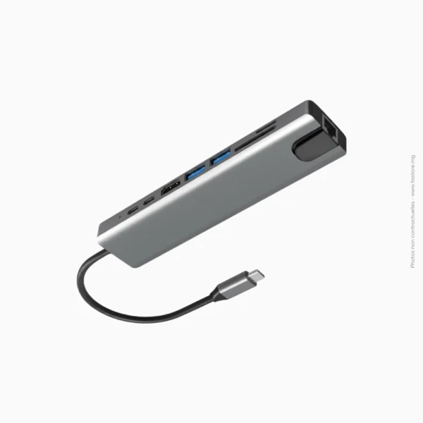 Hub USB 3.0 3-en-1 (Type-C x2 + USB x1) | Modèle US52S