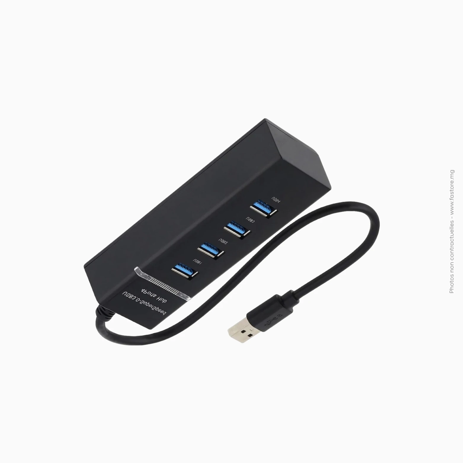 Hub USB 3.0 4 ports rond _ Modèle 303 Hub USB 3.0 4 ports rond | Modèle 303 – Image 1