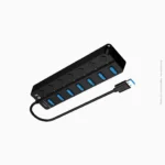 Hub USB 3.0 7 ports avec interrupteur et LED | Modèle 701