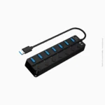 Hub USB 3.0 7 ports avec interrupteur et LED | Modèle 701 – Image 2
