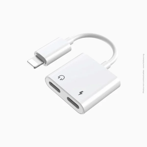 Adaptateur Lightning à Dual Lightning | Remax RL-LA07i