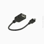 Adaptateur OTG câble Micro-USB mâle à USB femelle 15cm | Générique – Image 2