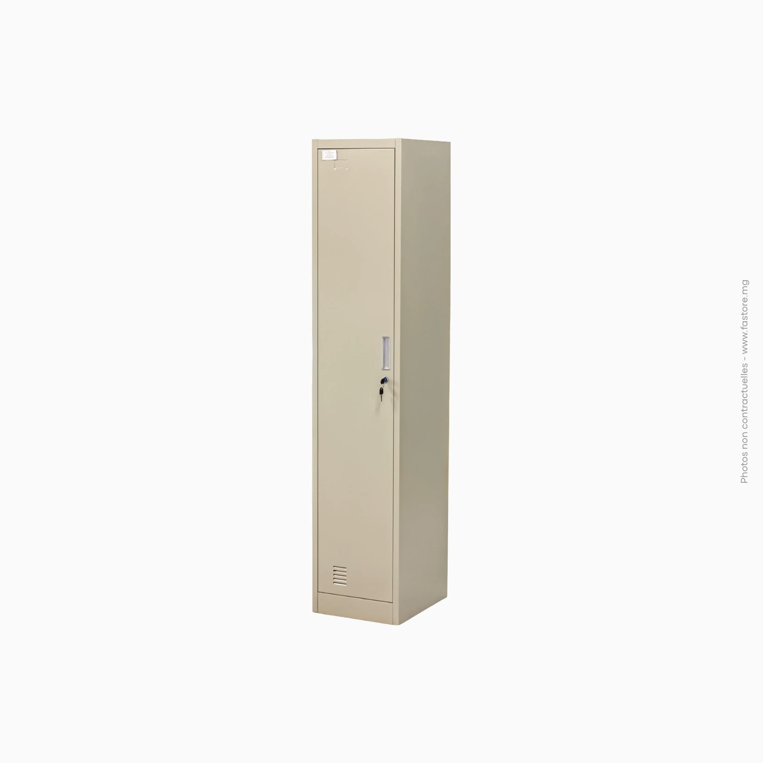Armoire de bureau métallique de 1 porte Réf YB-3-01 Armoire de bureau métallique 1 porte | Réf : YB-3-01 – Image 1