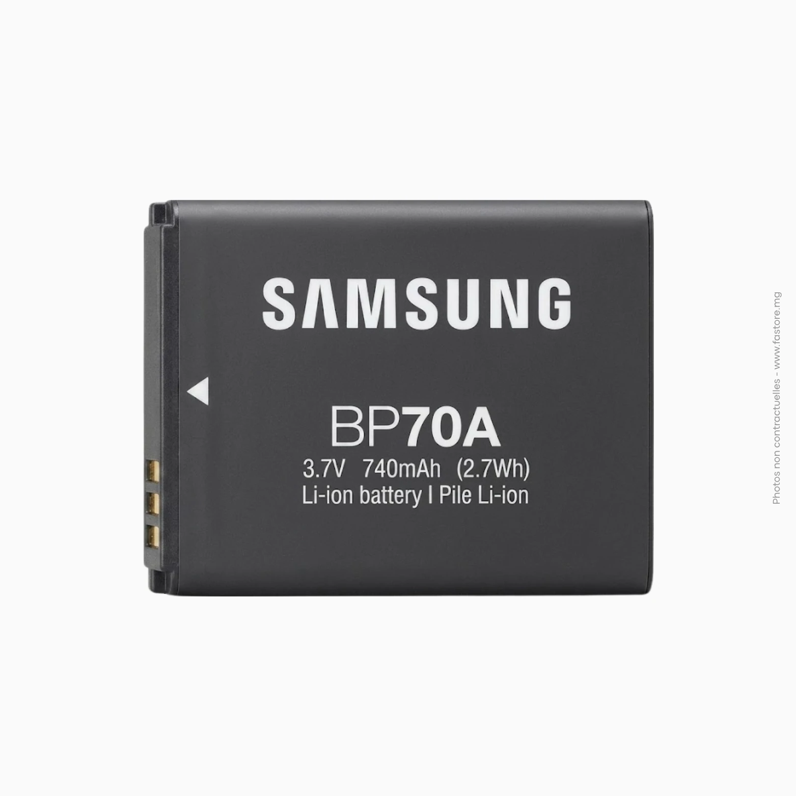 Batterie originale pour appareil photo BP70A _ Samsung Batterie originale pour appareil photo BP70A | Samsung – Image 1