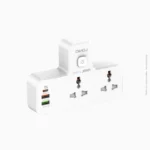 Bloc multiprise 2 prises universelles + 2 USB + 1 Type-C + Veilleuse tactile | LDNIO SC2311 – Image 3