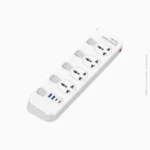 Bloc multiprise 4 prises universelles + 2 USB + 2 Type-C avec interrupteurs individuels | LDNIO SC4408C – Image 3