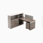 Bureau d'angle avec rangement | A002-1