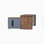 Bureau d'angle de direction avec rangement amovible | HM-V37005 – Image 3