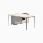 Bureau d'angle de direction avec meuble de rangement | RS-32T1816