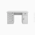 Bureau métallique avec tiroirs et porte | KFP1107-143
