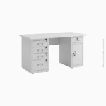 Bureau métallique avec tiroirs et porte | KFP1107-143 – Image 2