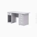 Bureau métallique avec tiroirs et support clavier | KFP1107-144 – Image 2