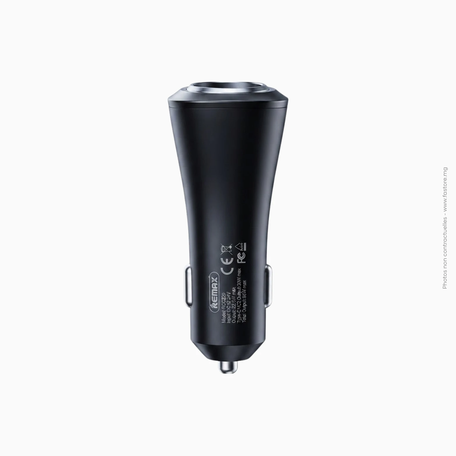 Chargeur allume-cigare charge rapide 88.5W PD+QC avec affichage _ Remax RCC339 Chargeur allume-cigare charge rapide 88.5W PD+QC avec affichage | Remax RCC339 – Image 1