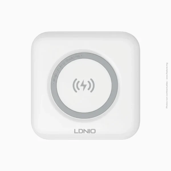 Chargeur secteur de bureau avec charge sans fil | LDNIO AW004