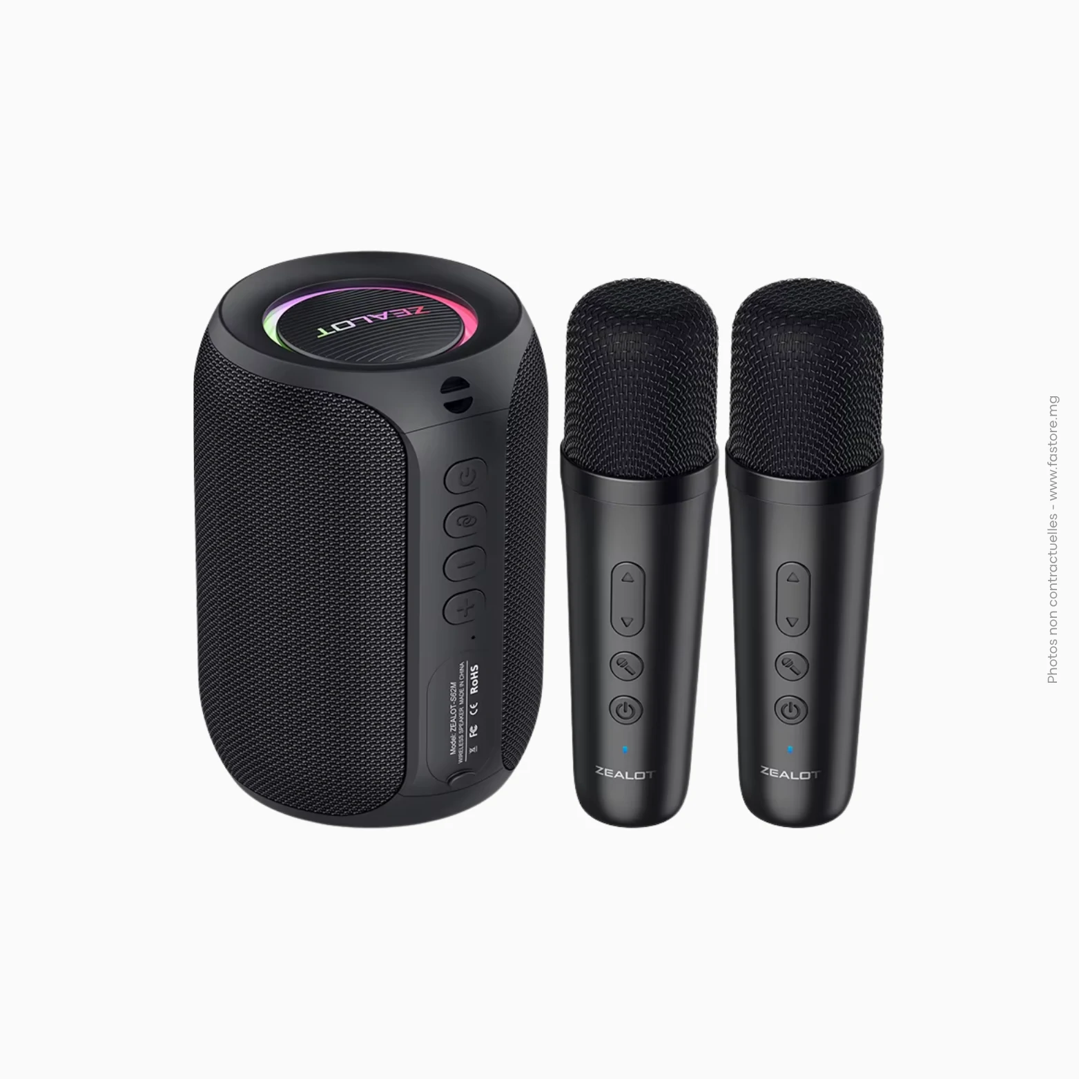 Haut-parleur portable Bluetooth avec 2 micros _ Zealot S62M Haut-parleur portable Bluetooth avec 2 micros | Zealot S62M – Image 1