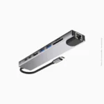 Hub Type-C 6-en-1 avec HDMI et RJ45 | Générique – Image 2