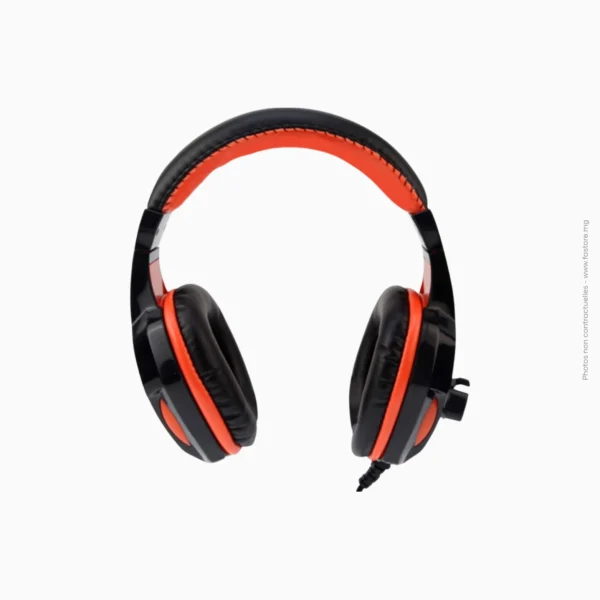 Micro casque filaire double jack 3,5mm 2m | Meetion HP010