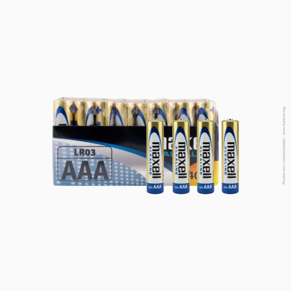 Pile AAA LR03 boîte de 40 | Maxell