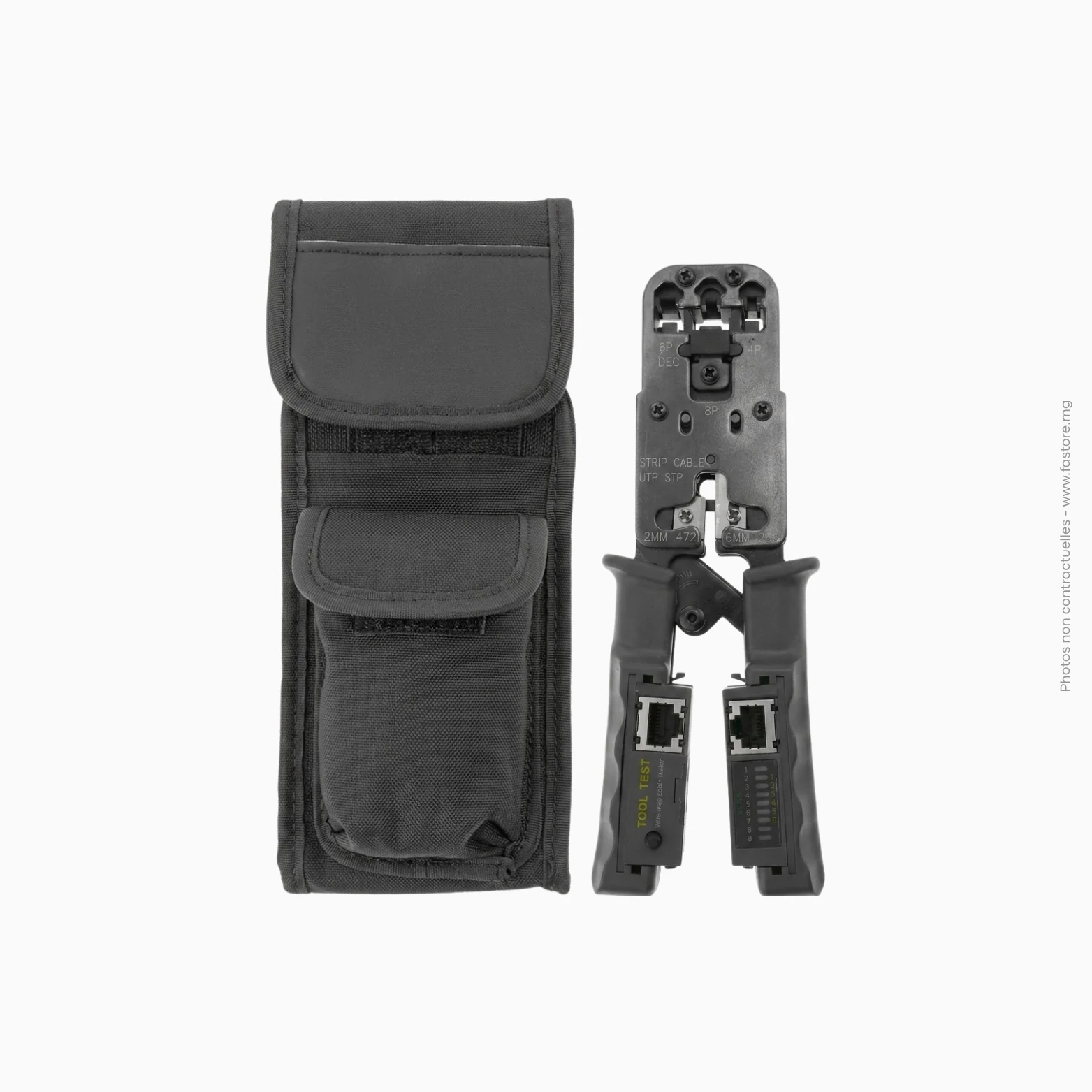 Pince a╠Ç sertir avec testeur de ca╠ébles _ Mode╠Çle HT-N5684CR Pince à sertir avec testeur de câbles | Modèle HT-N5684CR – Image 1