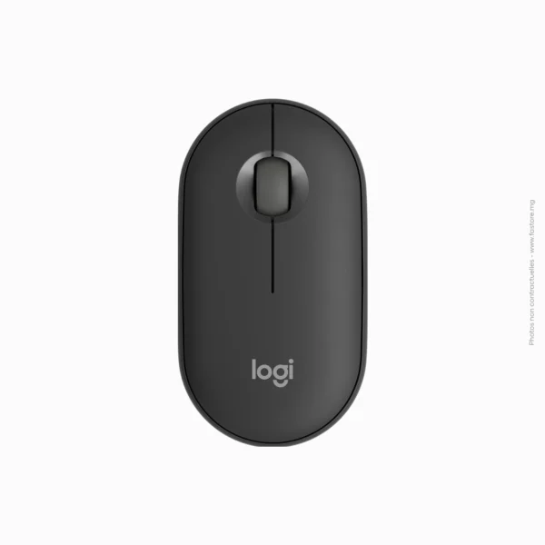 Souris optique sans fil silencieuse Dual Bluetooth | Logitech M350 Pebble