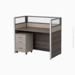 Station de travail individuelle avec cloisons | M45 1P – Image 2
