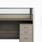 Station de travail individuelle avec cloisons | M45 1P – Image 3