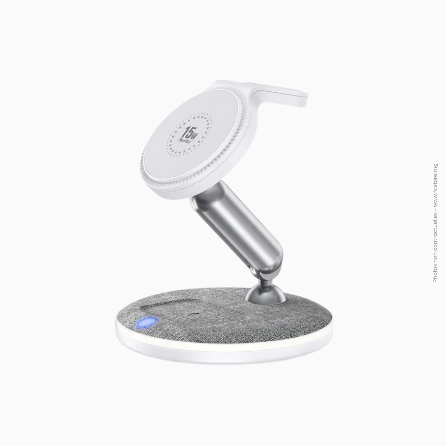 Support de bureau avec chargeur magnétique 3-en-1 _ Remax RP-W90 Support de bureau avec chargeur magnétique 3-en-1 | Remax RP-W90 – Image 1