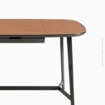 Table de bureau luxe en cuir de selle | LY-006 – Image 3