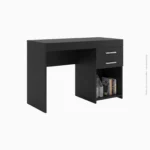 Table de bureau en mélamine noire avec tiroirs | 51015 - 167 – Image 2