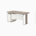 Table de bureau en mélamine avec pied en métal | 59-05 – Image 2