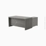 Table de bureau en mélamine avec rangement amovible | HM-V41001