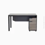 Table de bureau en mélamine avec caisson | LT-01W1406