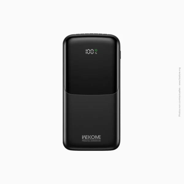 Power Bank 20.000mAh Fast Charging avec câbles | Wekome WP-66