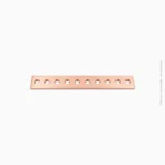 Barre de cuivre plate 10 trous | 245x24x5mm PROWATT – Image 2