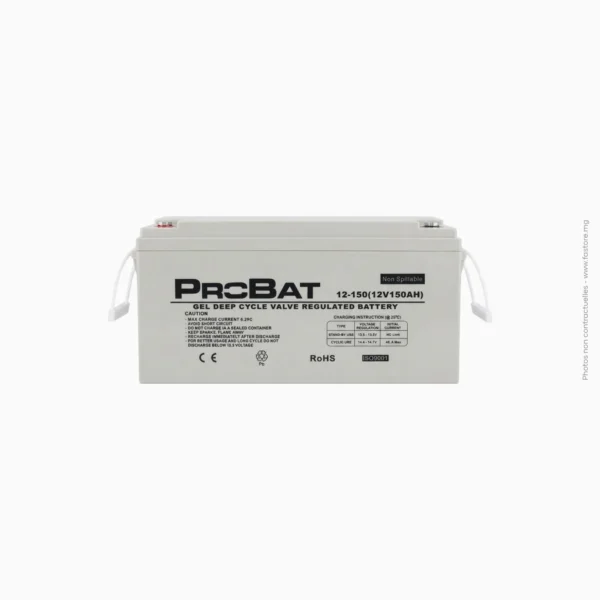 Batterie solaire pure gel | 200A PROBAT