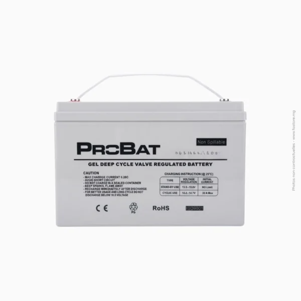 Batterie solaire pure gel | 50A PROBAT