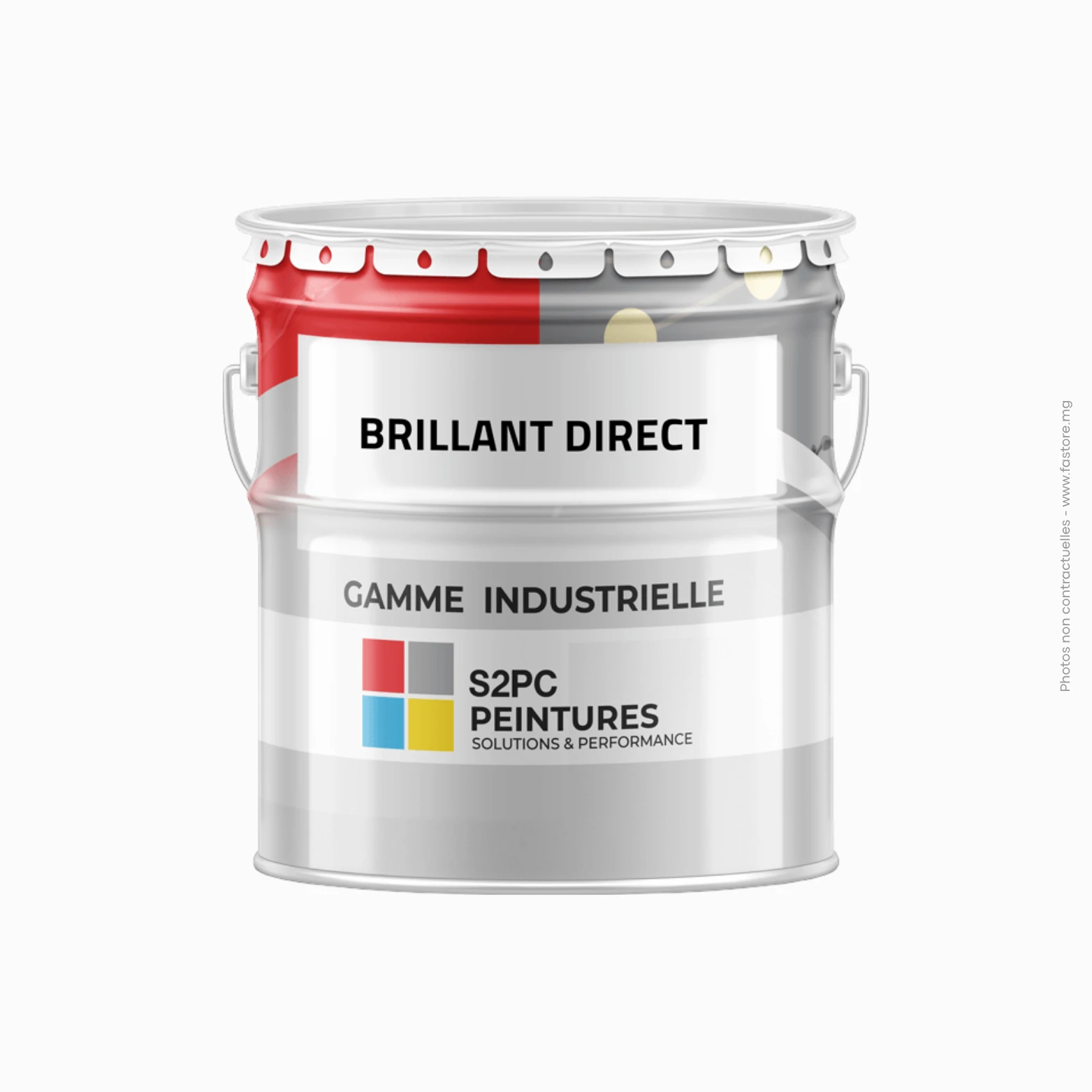 Brillant Direct - 15 kg S2PC Peinture anticorrosion alkyde-polyuréthane bi-composant 15 kg | Brillant Direct – Image 1