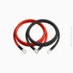 Câble avec cosse batterie solaire (Rouge+Noir) | 25mm² PROWATT – Image 2