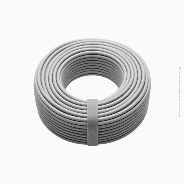 Câble domestique VGV souple H05VVF (Rouleau 50m) | 2x1.5mm² - Gris PROWATT