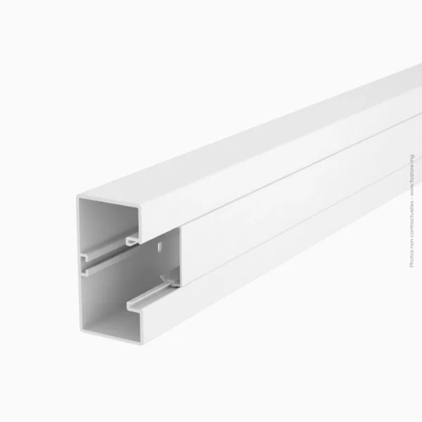 Cache fil goulotte sans support adhésif | 50x100mm 2m PROWATT