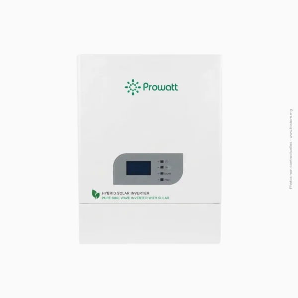 Convertisseur hybride MPPT High Frequency avec Wifi | 11kVA - 48V - 100A PROWATT