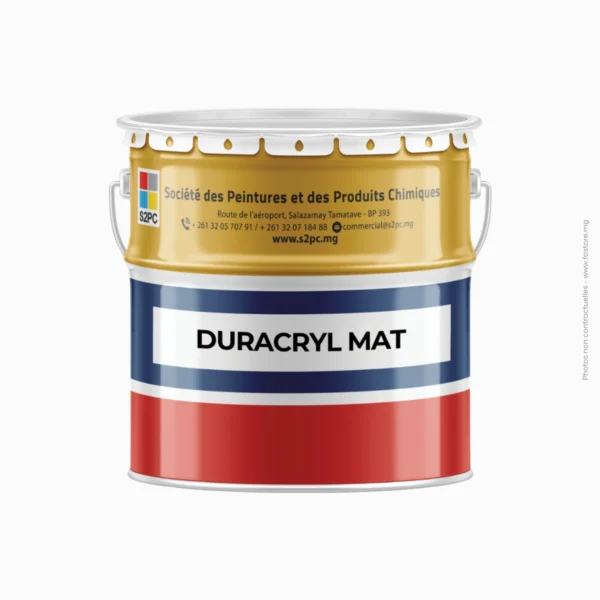 Peinture acrylique ravalement de façade mate 20 kg | Duracryl Mat