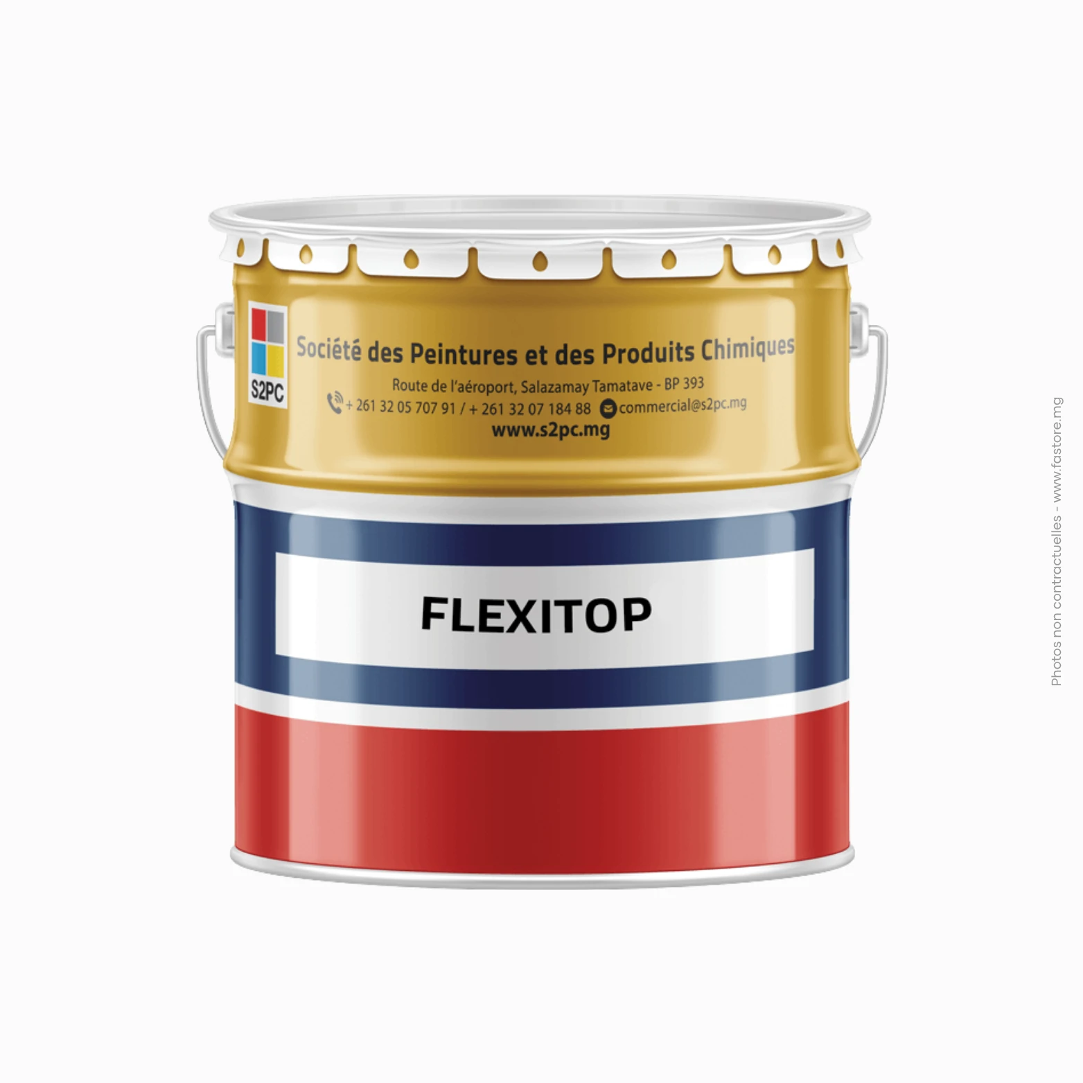 Flexitop 20 kg - S2PC Revêtement plastique épais RPE de façade mate 20 kg | Flexitop – Image 1