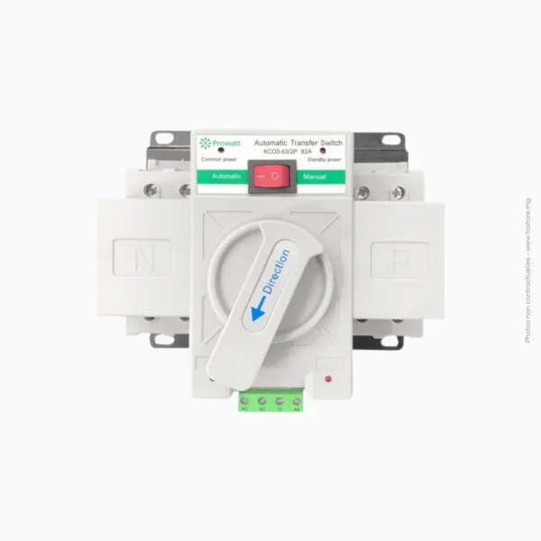 Inverseur automatique pro 2P | 63A PROWATT